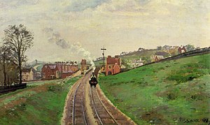 Camille Pissarro, Lordship Lane Station, (c. 1870, Courtauld Institute of Art)