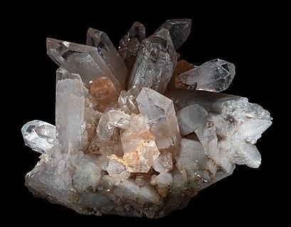 Large Quartz (weight: over 400kg), Location: Jessieville (USA). Photographed in museum Naturmuseum Dortmund.