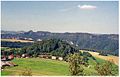 Zirkelstein, Blick nach Norden auf die Kaiserkrone und die Schrammsteine (view in northward direction)